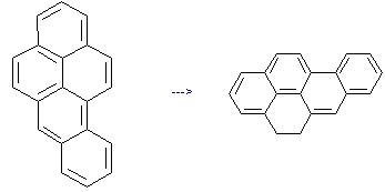 Benzo[a]pyrene can produce 4,5-Dihydro-benzo[def]chrysene.